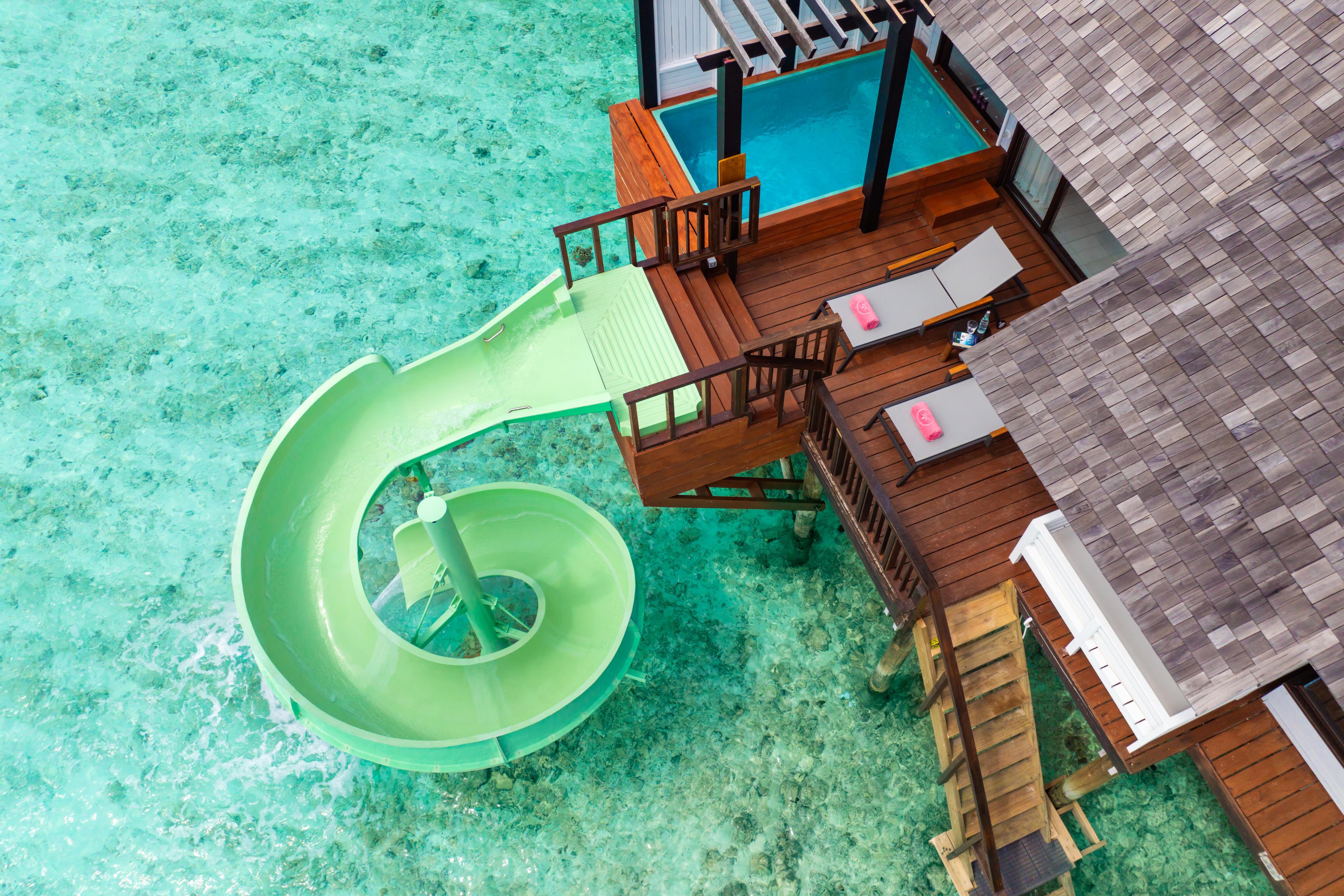 OZEN LIFE MAADHOO - Wind Villa Jacuzzi & Slide - Aerial Deck.jpg