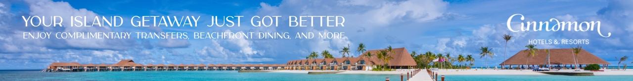 Cinnamon Hotels & Resorts Maldives 