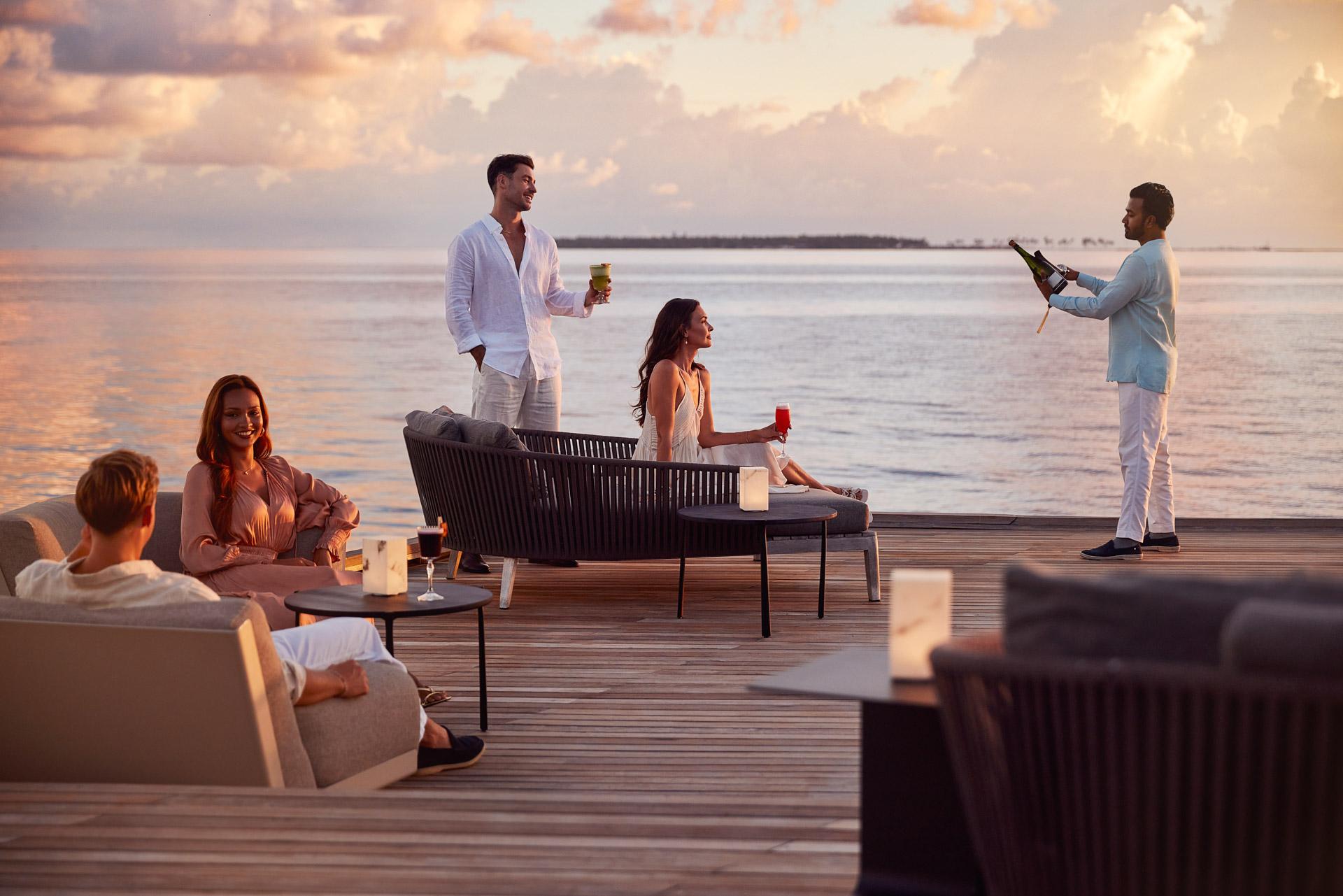 The St. Regis Maldives Vommuli Resort - Champagne Sabering Ritual.jpg