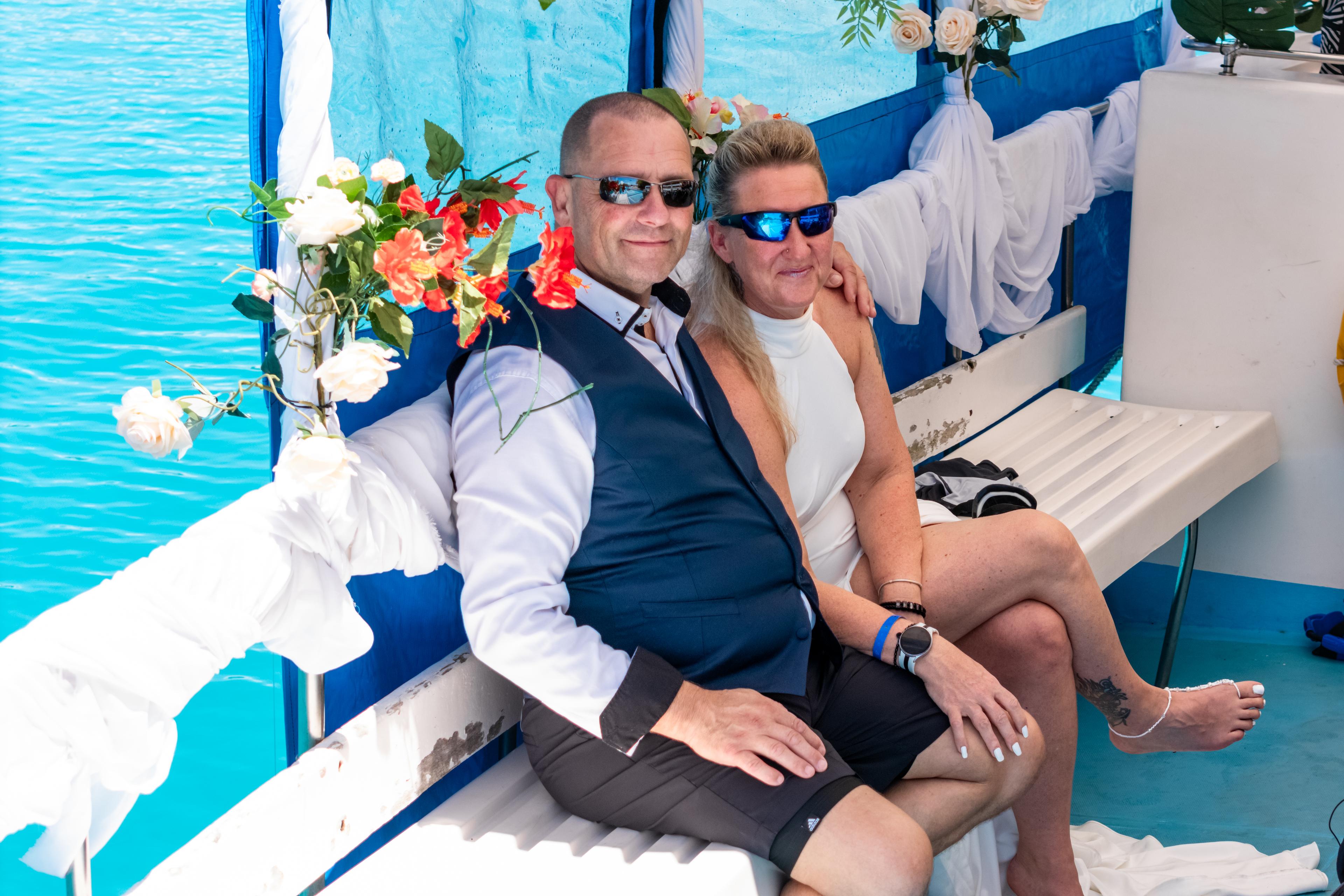 Villa Nautica Underwater Wedding Couple on boat 1.jpg